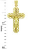 Yellow Gold Crucifix Pendant - The Ever After Crucifix