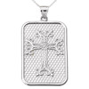 White Gold Armenian Apostolic Cross Pendant Necklace