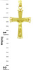 Yellow Gold Crucifix Pendant - The Sacred Crucifix