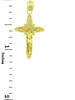 Yellow Gold Crucifix Pendant - The Son Crucifix