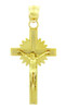 Yellow Gold Crucifix Pendant - The Star Crucifix