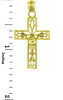 Yellow Gold Crucifix Pendant - The Trust Crucifix