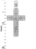 White Gold Crucifix Pendant - The Light Crucifix