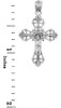 Sterling Silver Crucifix Pendant Necklace- The Faith Crucifix