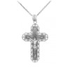 Sterling Silver Crucifix Pendant Necklace- The Belief Crucifix