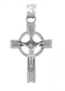 Sterling Silver Crucifix Pendant - The Infinity Crucifix