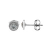 White Gold Cubic Zirconia Stud Earrings