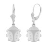 Sterling Silver Lucky Ladybug  Earring Set