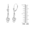 Sterling Silver Treble Clef Musical Symbol Earring Set