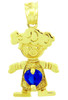 CZ Blue Sapphire Girl Birthstone Charm