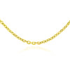 Gold Chains: Rolo Cable Yellow Gold Chain 1.38mm