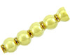 Yellow Gold Bracelet - The Classic Pearl Link Bracelet