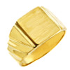 Men's Gold Signet Rings - The Unforgettable Solid Gold Signet Ring