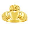 Claddagh Ring Solid Gold Traditional.  Available in 14k and 10k.