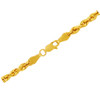 Gold Chains: Rope Solid Gold Chain 1.5mm