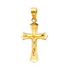 14K Gold Immaculata Crucifix