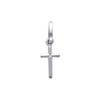 14K White Gold Adoring Cross pendant