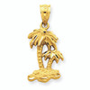 14K Palm Tree Charm