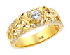 Yellow Gold Celtic Knot Diamond Wedding Ring