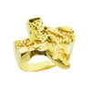 Yellow Gold Medium Texas Nugget Ring