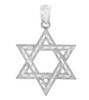 925 Sterling Silver Jewish Star of David Charm Pendant  Necklace (S) 1-inch