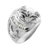 Men's Sterling Silver Scorpion CZ Ring