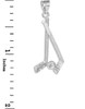 Silver Hockey Sticks Charm Sports Pendant Necklace