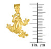 Gold Frog Charm