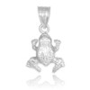 silver frog charm