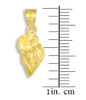 Gold Conch Shell Charm Pendant Necklace