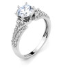 10k Gold  CZ Solitaire Engagement Ring