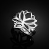 Sterling Silver Lotus Flower Ring