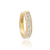 14k Gold Diamond Huggie Earring (1-piece)