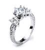 Sterling Silver Round CZ Solitaire Engagement Ladies Ring