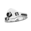 Plumber Wrench Sterling Silver Ring