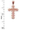 Rose Gold Christian Cross Spirituality Pendant Necklace