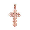 Rose Gold Cross "Faith Hope Love " Pendant Necklace