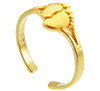 Yellow Gold Footprint toe Ring