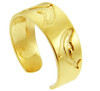 Dolphin Yellow Gold Toe Ring