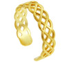 Yellow Gold Trinity Knot Toe Ring