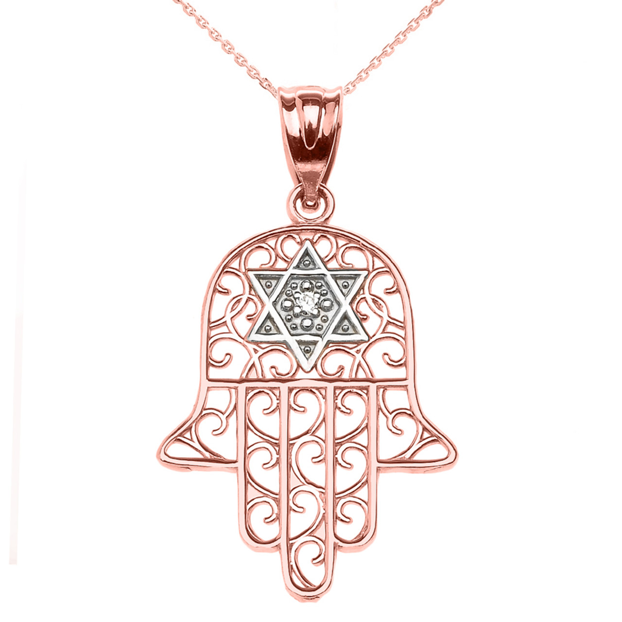 Star of David Israel Necklace - Gold