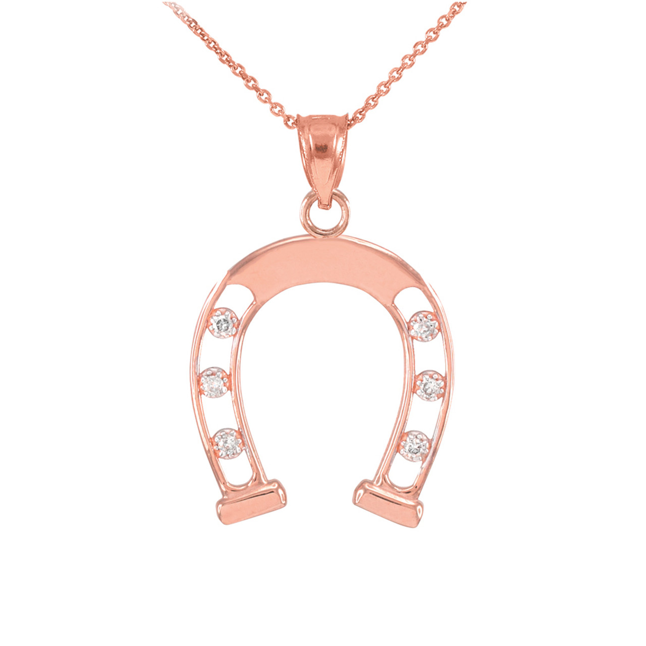 Kelly Herd Multi Horseshoe Necklace - 14K White Gold - Kelly Herd J