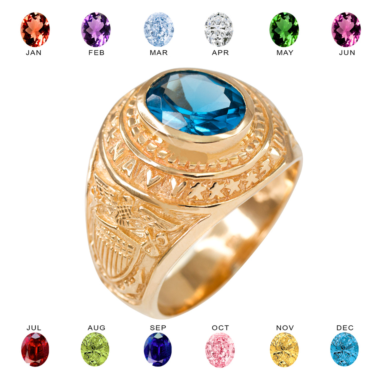 Men's shop birthstone rings