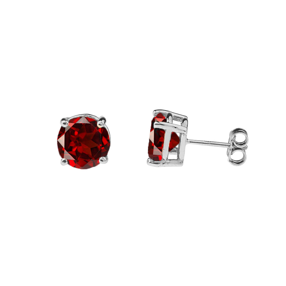 January Birthstone Earrings 