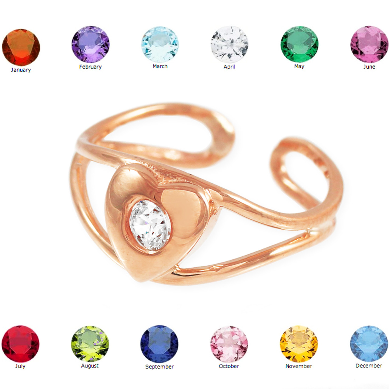 Buy Lovely Silver Plated Crystal Gem Toe Ring - Lowest price in India|  GlowRoad