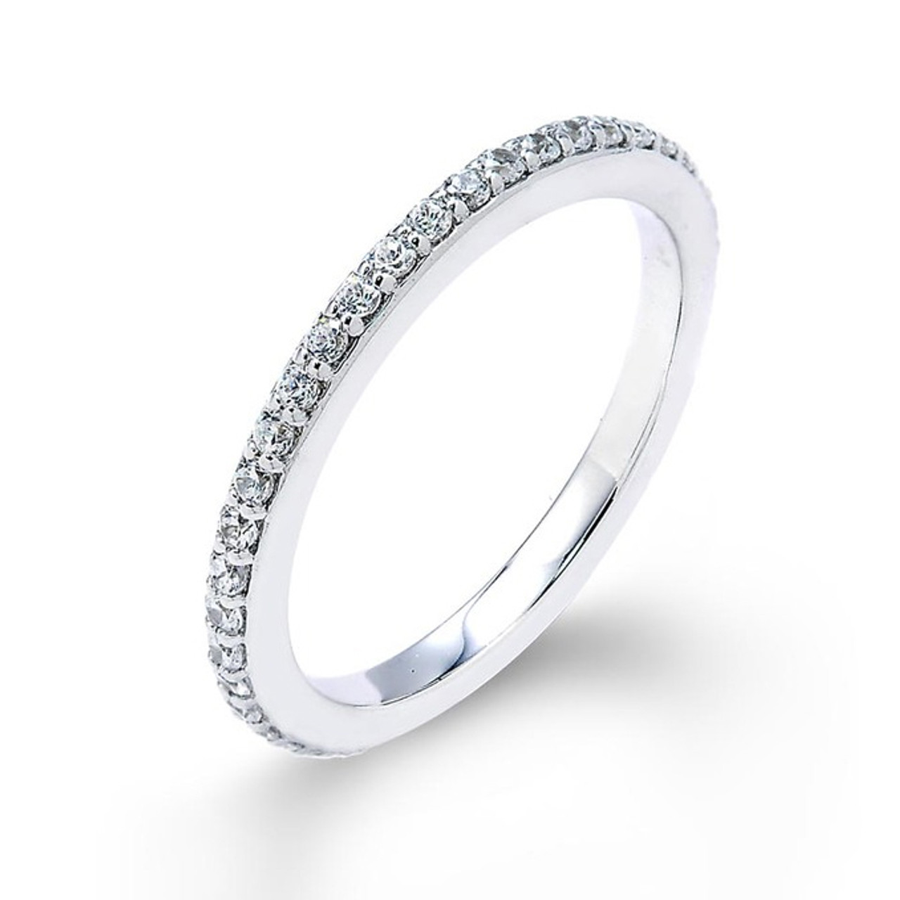 Thin Diamond Wedding Band | Designer Diamond Wedding Bands