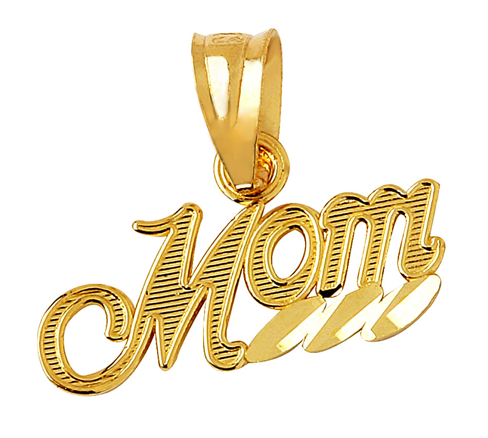 Mom Gold Pendant