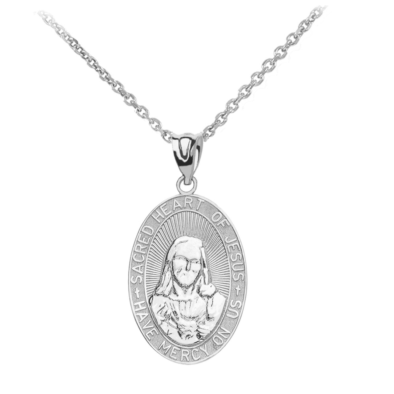 Written on my Heart - Jesus Sterling Silver Pendant – Logos Trading Post