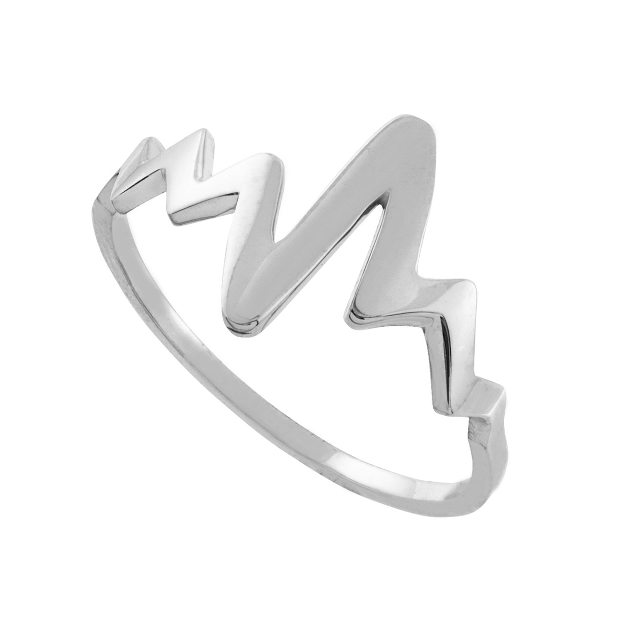 SILVER INITIAL RING – LUMO