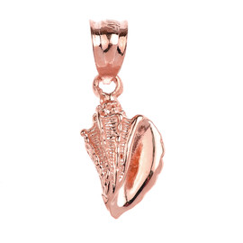 Rose Gold Sea shell Pendant Necklace Charm